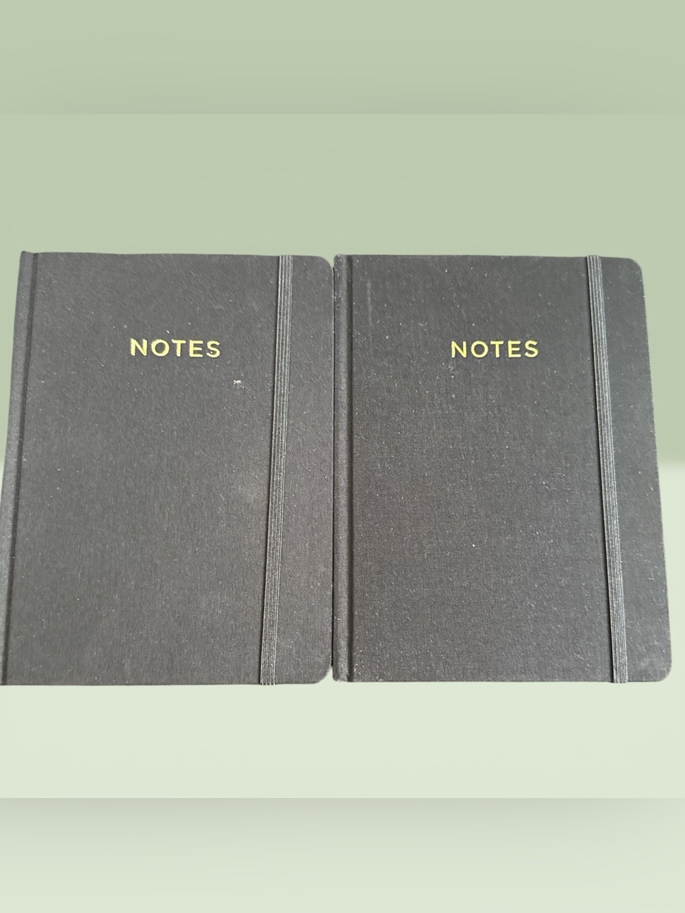 Threshold Black & Gold 'Notes' Hardcover Notebooks (Set of 2)